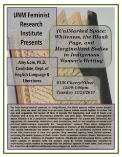 Photo: (Un)Marked Space: Whiteness, the Blank Page, and Marginalized Bodies in Indigenous Women's Writing