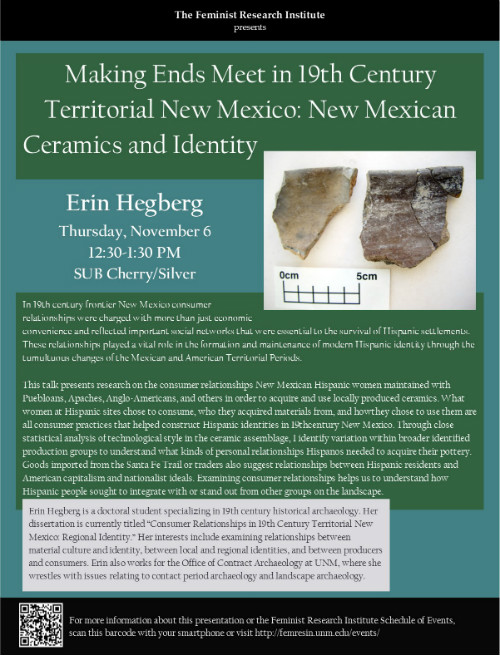 Photo: Making Ends Meet in 19th Century Territorial New Mexico: New Mexican Ceramics and Identity