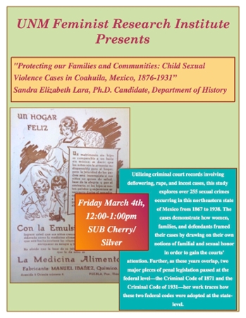 Photo: Protecting our Families and Communities: Child Sexual Violence Cases in Coahuila, Mexico, 1876-1931