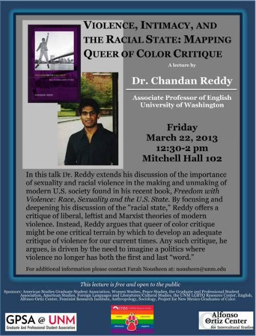 Photo: Violence, Intimacy, and the Racial State: Mapping Queer of Color Critique