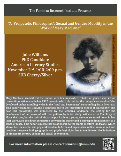 Photo: A "Peripatetic Philosopher": Sexual and Gender Mobility in the Work of Mary MacLane