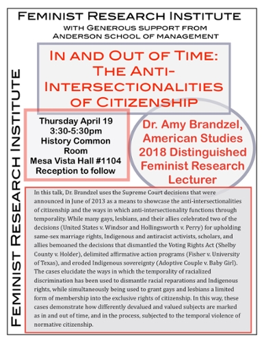 Photo: In and Out of Time: The Anti-Intersectionalities of Citizenship