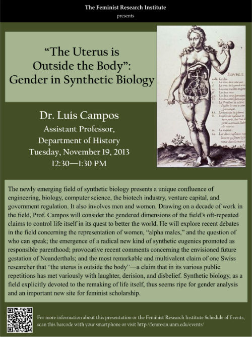 Photo: "The Uterus is Outside the Body": Gender in Synthetic Biology
